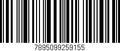 Código de barras (EAN, GTIN, SKU, ISBN): '7895099259155'