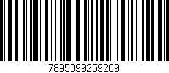 Código de barras (EAN, GTIN, SKU, ISBN): '7895099259209'