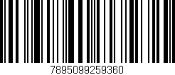 Código de barras (EAN, GTIN, SKU, ISBN): '7895099259360'