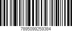 Código de barras (EAN, GTIN, SKU, ISBN): '7895099259384'