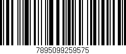 Código de barras (EAN, GTIN, SKU, ISBN): '7895099259575'