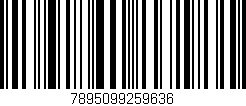 Código de barras (EAN, GTIN, SKU, ISBN): '7895099259636'