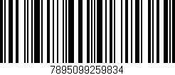 Código de barras (EAN, GTIN, SKU, ISBN): '7895099259834'