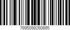 Código de barras (EAN, GTIN, SKU, ISBN): '7895099260885'