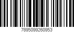 Código de barras (EAN, GTIN, SKU, ISBN): '7895099260953'