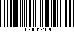 Código de barras (EAN, GTIN, SKU, ISBN): '7895099261028'