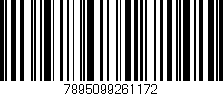 Código de barras (EAN, GTIN, SKU, ISBN): '7895099261172'