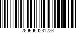 Código de barras (EAN, GTIN, SKU, ISBN): '7895099261226'