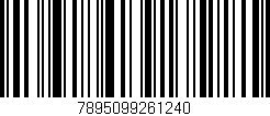 Código de barras (EAN, GTIN, SKU, ISBN): '7895099261240'