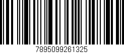 Código de barras (EAN, GTIN, SKU, ISBN): '7895099261325'