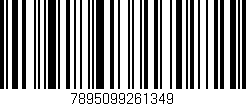 Código de barras (EAN, GTIN, SKU, ISBN): '7895099261349'