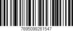 Código de barras (EAN, GTIN, SKU, ISBN): '7895099261547'