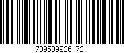 Código de barras (EAN, GTIN, SKU, ISBN): '7895099261721'