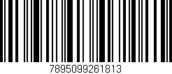 Código de barras (EAN, GTIN, SKU, ISBN): '7895099261813'