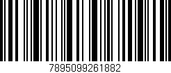 Código de barras (EAN, GTIN, SKU, ISBN): '7895099261882'