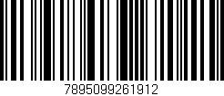 Código de barras (EAN, GTIN, SKU, ISBN): '7895099261912'