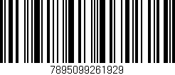 Código de barras (EAN, GTIN, SKU, ISBN): '7895099261929'