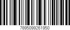 Código de barras (EAN, GTIN, SKU, ISBN): '7895099261950'