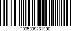 Código de barras (EAN, GTIN, SKU, ISBN): '7895099261998'