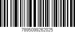 Código de barras (EAN, GTIN, SKU, ISBN): '7895099262025'