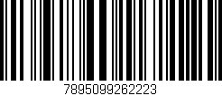 Código de barras (EAN, GTIN, SKU, ISBN): '7895099262223'