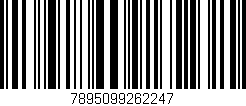 Código de barras (EAN, GTIN, SKU, ISBN): '7895099262247'