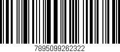 Código de barras (EAN, GTIN, SKU, ISBN): '7895099262322'