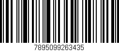 Código de barras (EAN, GTIN, SKU, ISBN): '7895099263435'