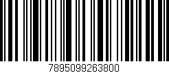 Código de barras (EAN, GTIN, SKU, ISBN): '7895099263800'