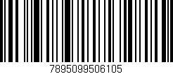 Código de barras (EAN, GTIN, SKU, ISBN): '7895099506105'