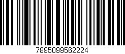 Código de barras (EAN, GTIN, SKU, ISBN): '7895099562224'