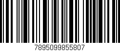 Código de barras (EAN, GTIN, SKU, ISBN): '7895099855807'