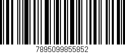 Código de barras (EAN, GTIN, SKU, ISBN): '7895099855852'