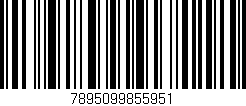 Código de barras (EAN, GTIN, SKU, ISBN): '7895099855951'