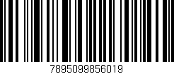 Código de barras (EAN, GTIN, SKU, ISBN): '7895099856019'