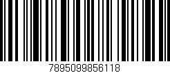 Código de barras (EAN, GTIN, SKU, ISBN): '7895099856118'