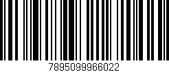 Código de barras (EAN, GTIN, SKU, ISBN): '7895099966022'