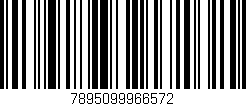 Código de barras (EAN, GTIN, SKU, ISBN): '7895099966572'