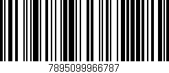 Código de barras (EAN, GTIN, SKU, ISBN): '7895099966787'