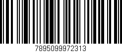 Código de barras (EAN, GTIN, SKU, ISBN): '7895099972313'