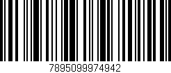 Código de barras (EAN, GTIN, SKU, ISBN): '7895099974942'