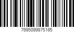 Código de barras (EAN, GTIN, SKU, ISBN): '7895099975185'