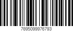 Código de barras (EAN, GTIN, SKU, ISBN): '7895099976793'