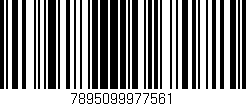 Código de barras (EAN, GTIN, SKU, ISBN): '7895099977561'