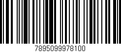 Código de barras (EAN, GTIN, SKU, ISBN): '7895099978100'