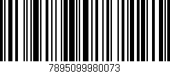 Código de barras (EAN, GTIN, SKU, ISBN): '7895099980073'
