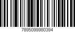 Código de barras (EAN, GTIN, SKU, ISBN): '7895099980394'