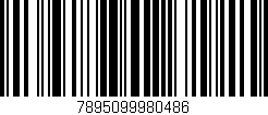 Código de barras (EAN, GTIN, SKU, ISBN): '7895099980486'