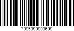 Código de barras (EAN, GTIN, SKU, ISBN): '7895099980639'