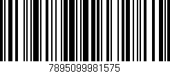 Código de barras (EAN, GTIN, SKU, ISBN): '7895099981575'